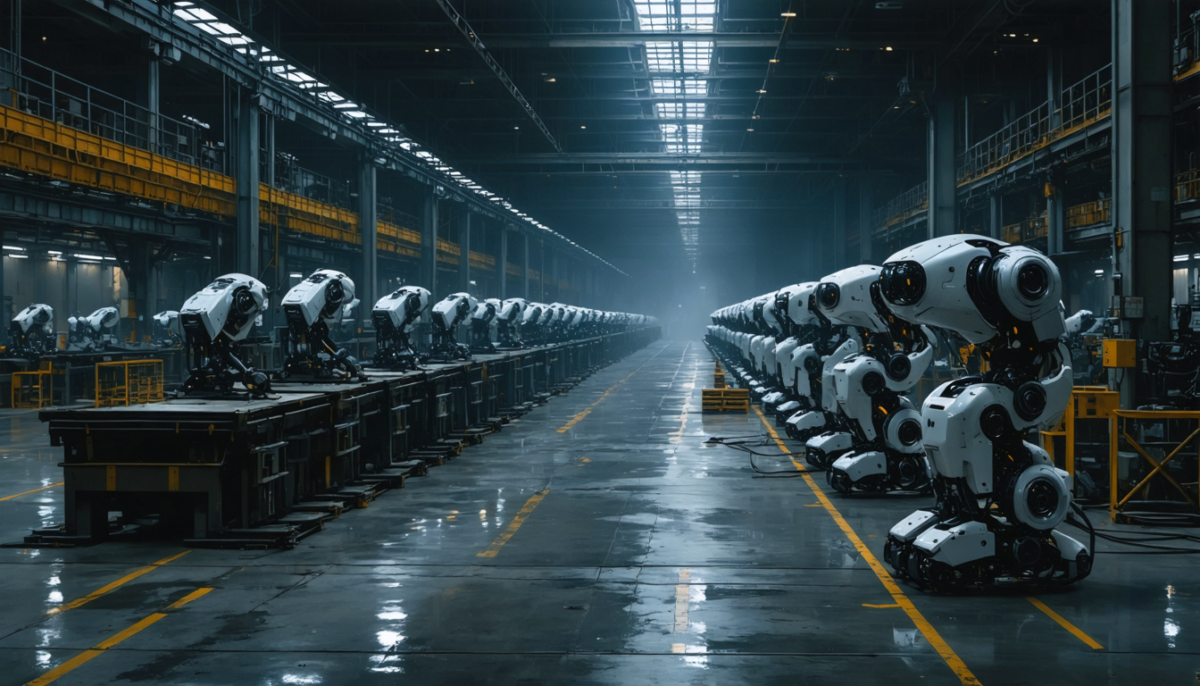 découvrez 'usines obscures', une immersion fascinante au cœur des usines fantômes chinoises où des robots avancés œuvrent dans l'ombre, révélant un monde industriel méconnu.